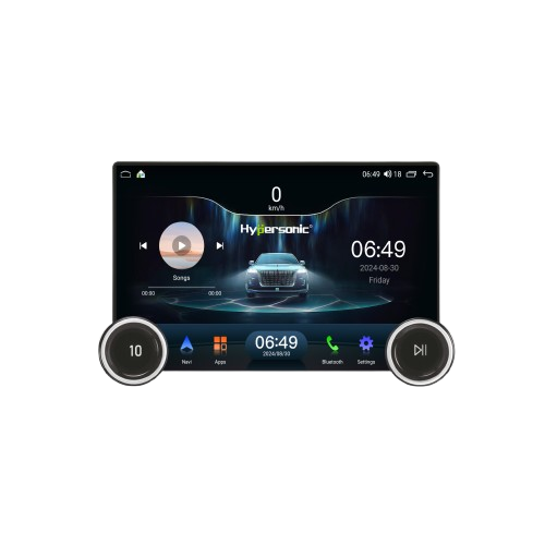 Hypersonic 11.5 Inch Car Audio System Android 4Gb+64Gb Model 7862 HYP-EMERALD 2K PLUS CPAA