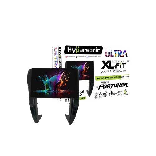 Hypersonic 11.8/13 Inch New Toyota Fortuner Car Android Audio System Model HYP-7862 CPAA XL FIT - Image 3