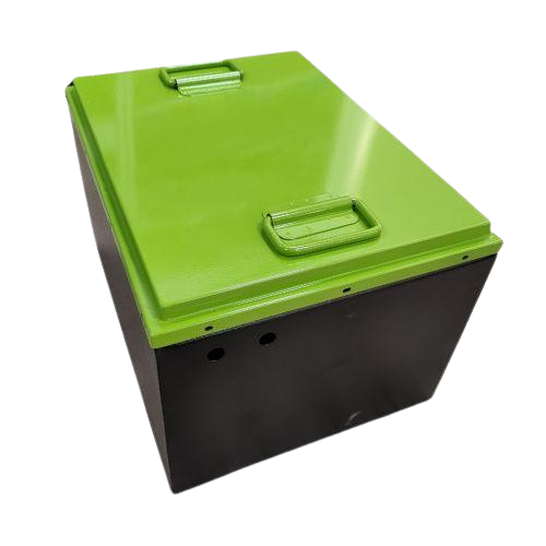 74V 30Ah Lithium Battery Metal Box Enclosure for 4500mAh 140 Cells (165×252×190mm)