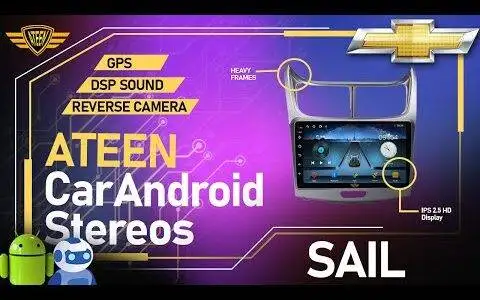 Ateen Chevrolet Sail Android Music System With Touch Screen Double Din Dsp Customer Reviews Video