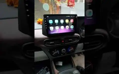 Car Android Multimedia System Ateen For Hyundai Aura With Navigation Touch Screen After Installation