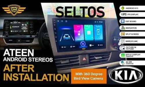 car with 360degree camera price in india 2023 | kia seltos stereo upgrade