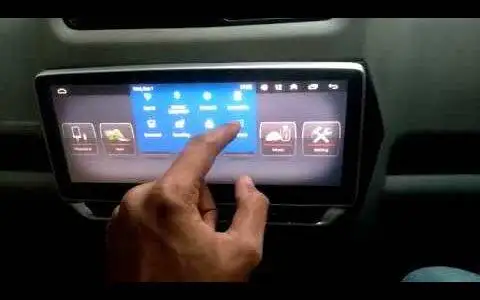 Ateen Mahindra Scorpio Bmw Type Android Music System Navigation Touch Screen Player Installation